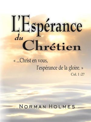 cover image of L'Espérance du Chrétien